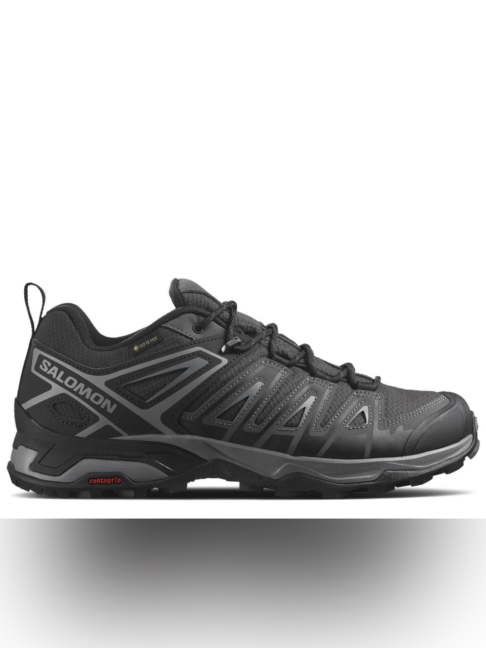 Salomon Black and Gray Men's GTX Trail Shoe